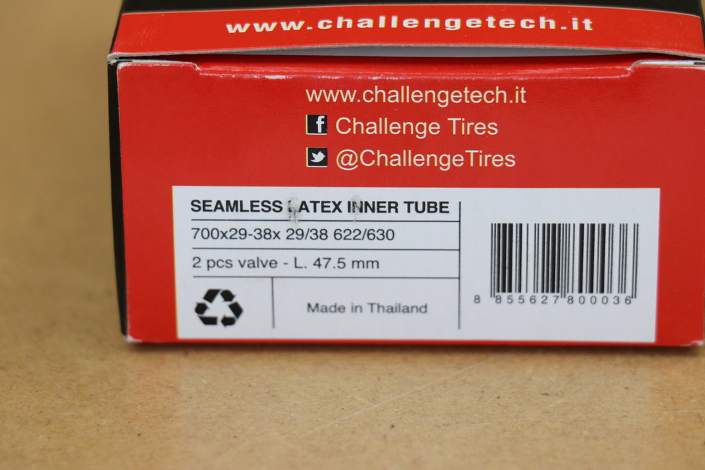 Challenge Tire Challenge Seamless Latex Inner Tubes