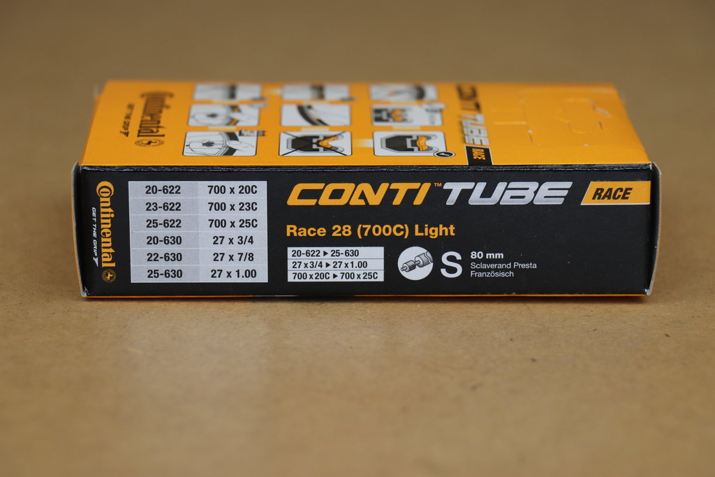 Continental Continental Race Light Inner Tube 700 x 18-25c  Presta Valve