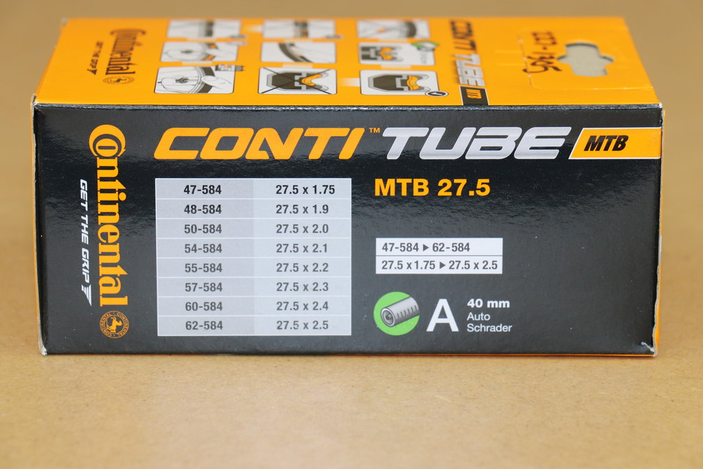Continental Continental 27.5 x 1.75, 1.9, 2.0, 2.3, 2.5 Inner Tubes