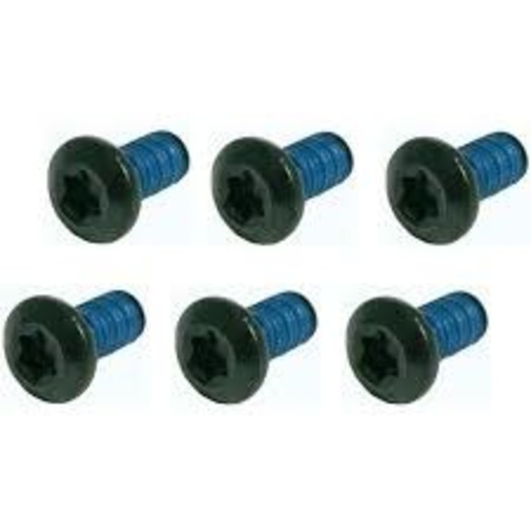 Avid AVID ROTOR BOLT KIT (6 PCS) BLACK