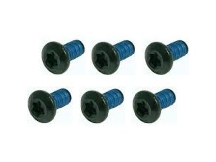 Avid AVID ROTOR BOLT KIT (6 PCS) BLACK