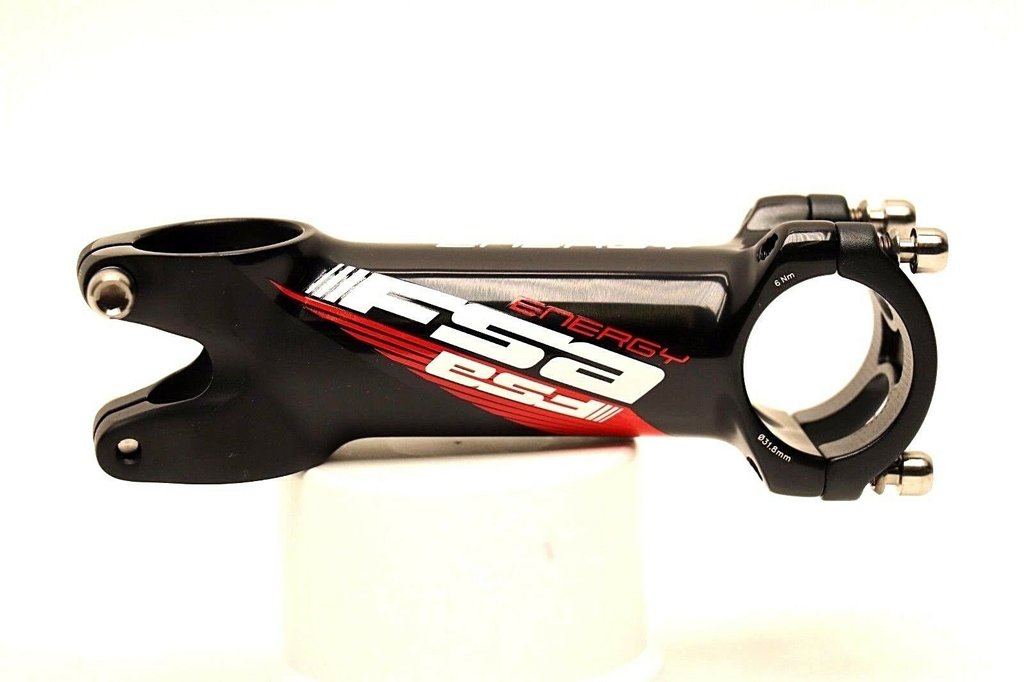 FSA FSA Energy Bicycle Stem 31.8, +/- 6°, White/Red Graphics