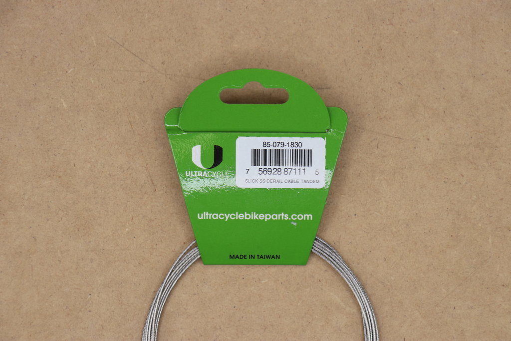 ULTRACYCLE KHS UltraCycle 1.1mm x 3100mm Slick Stainless Steel Derailleur Cable