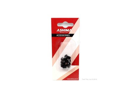 ASHIMA TORX ALLOY ROTOR BOLT SET M5X10 6CT BLACK