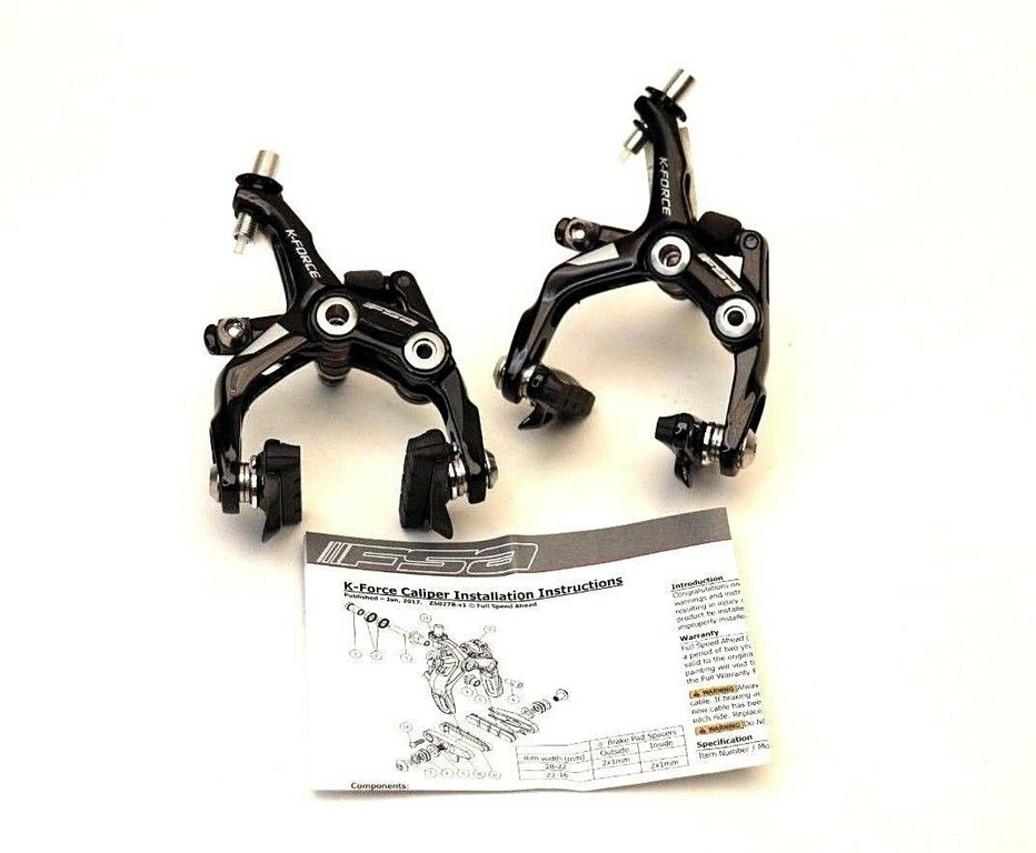 FSA FSA K-Force Light Brakeset Front and Rear Calipers Black