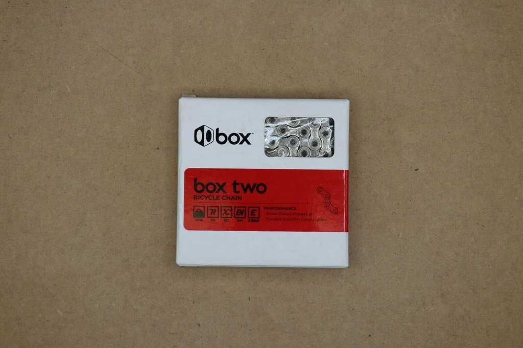 BOX BOX Two Chain 9 Speed 126 Links Silver Nickel Plated Solid Pins