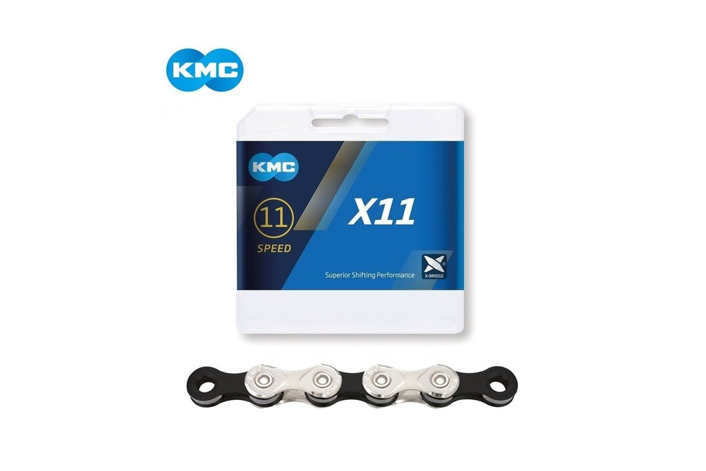KMC KMC 11 Speed Chain X11 x 118L, Silver&Black