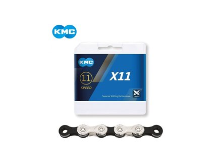 KMC KMC 11 Speed Chain X11 x 118L, Silver&Black