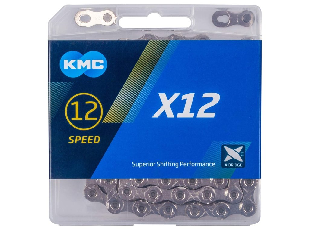 KMC KMC X12,  12 speed Chain, Silver, 126L