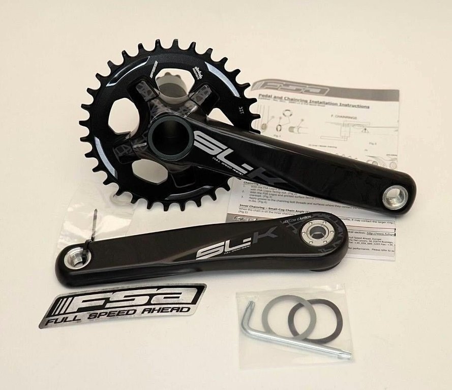 FSA SL-K 1x Carbon Crankset, 175mm Crankarms BB392EVO 32T 1x11 0r 10 speed with