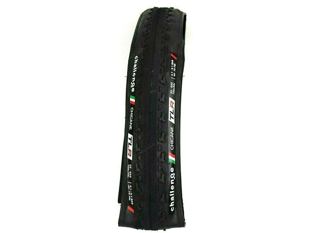 Challenge Challenge Chicane TLR 700x33 Tubeless Ready Folding Clincher Bicycle Tire 120tpi