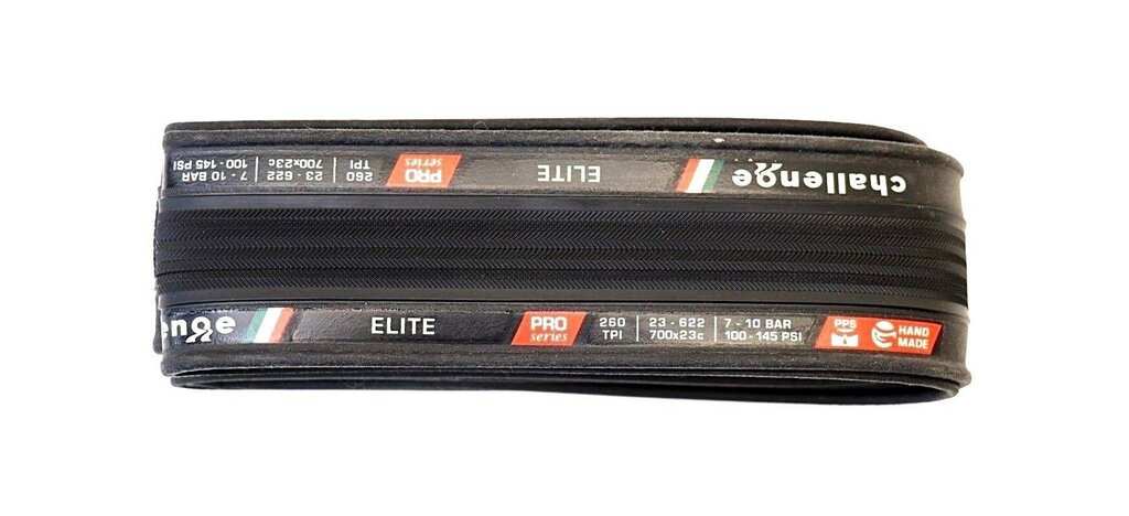 Challenge Tire Challenge 700c Elite Pro Open Black or Tan Sidewall Handmade Clincher Bike Tire