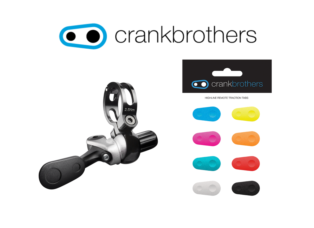 Crank Brothers Highline Dropper Seat Post Remote, Traction Tabs Bundle