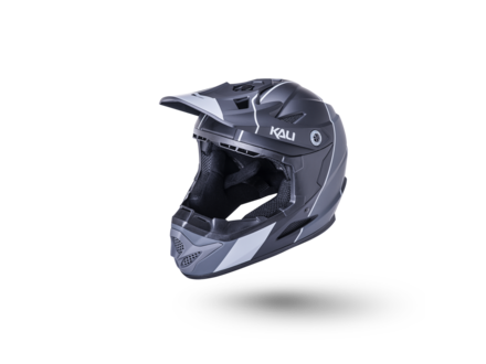 Kali Protectives Kali Protectives Zoka Full Face Helmet - Stripe Matte Black/Gray