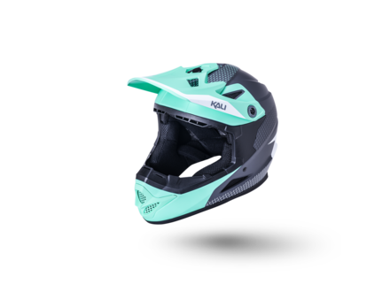 Kali Protectives Kali Protectives Zoka Full Face Helmet - Dash Matte Seafoam / Grey