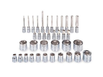 Park Tool Park Tool SBS-3 37-Piece Bicycle Socket & Bit Set 3/8" Drive with Hex Bits