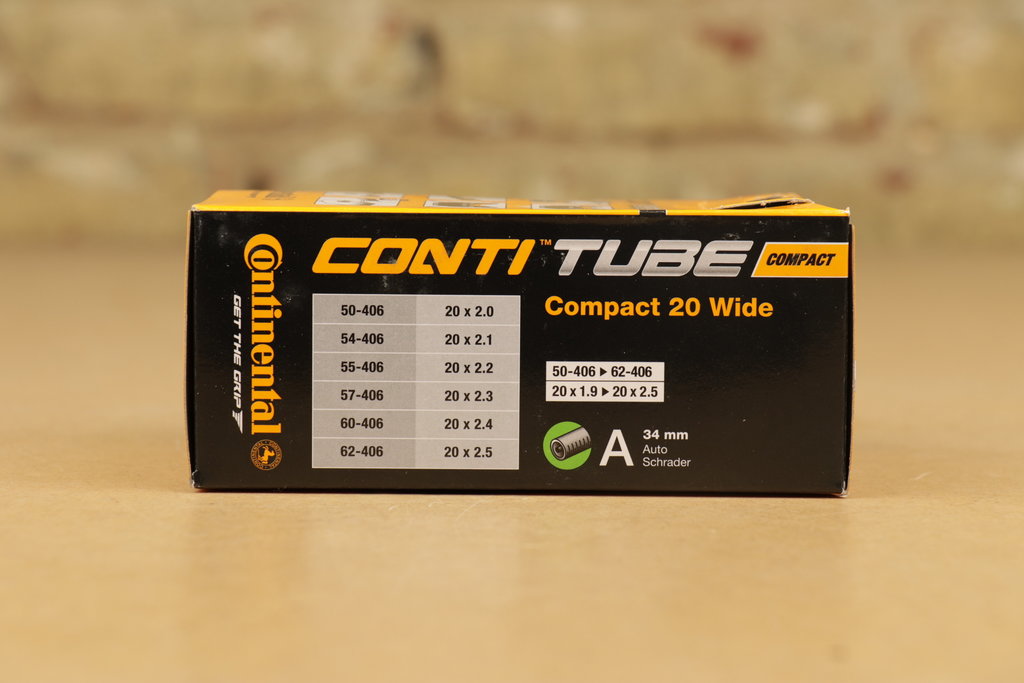 Continental Continental 20 x 1.9 - 2.5 Inner Tubes 34mm Schrader Valve