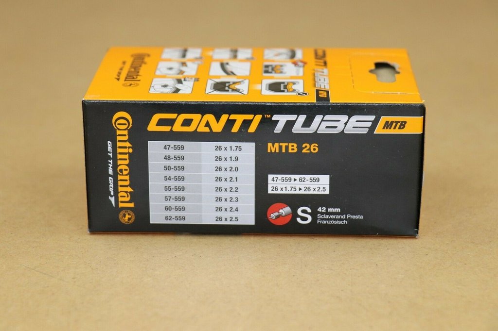 Continental Continental 26 x 1.75- 2.5 Inner Tube 42mm Presta Valve