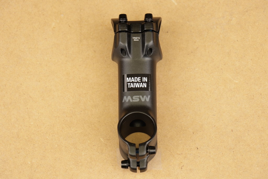 MSW MSW 17 Stem, 31.8 Clamp, +/-17, 1 1/8", Aluminum / Black