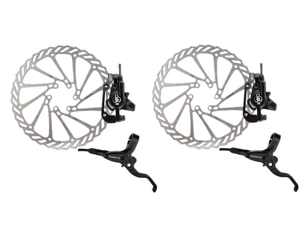 CLARKS Clarks Clout-1 Front & Rear Hydraulic Disc Brake Set w/ 160mm Rotors