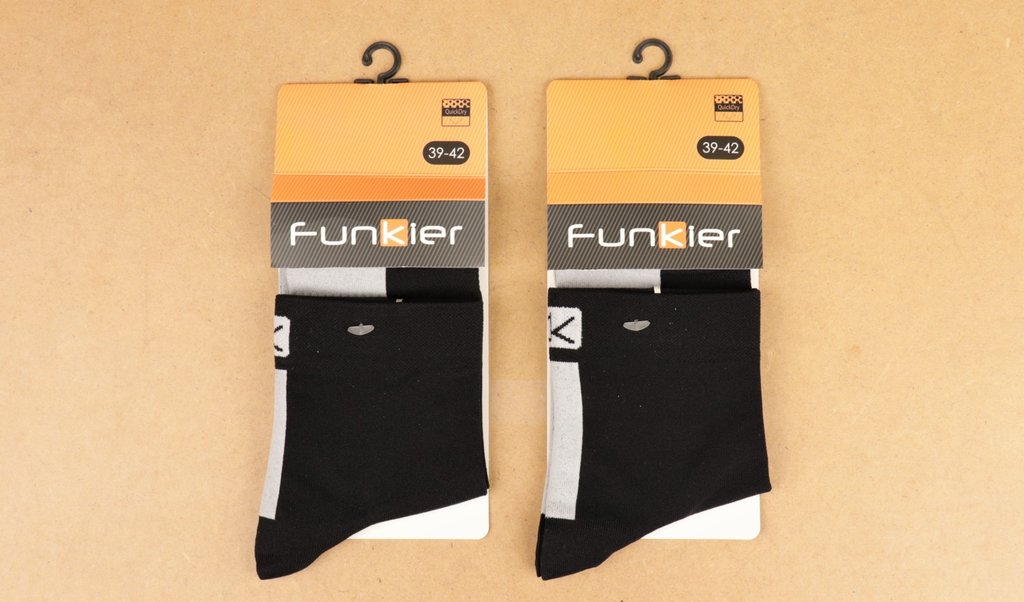 2 Pair Funkier Arezzo 3.5" Cycling Socks