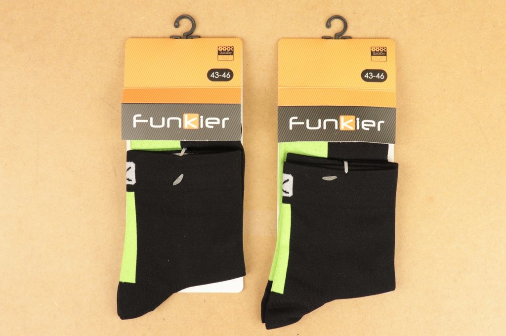 2 Pair Funkier Arezzo 3.5" Cycling Socks