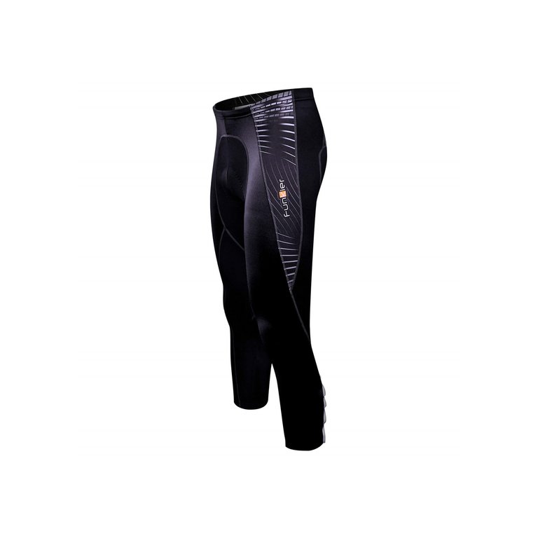 Funkier Siena Men's Cycling Padded Tights - Black 15166