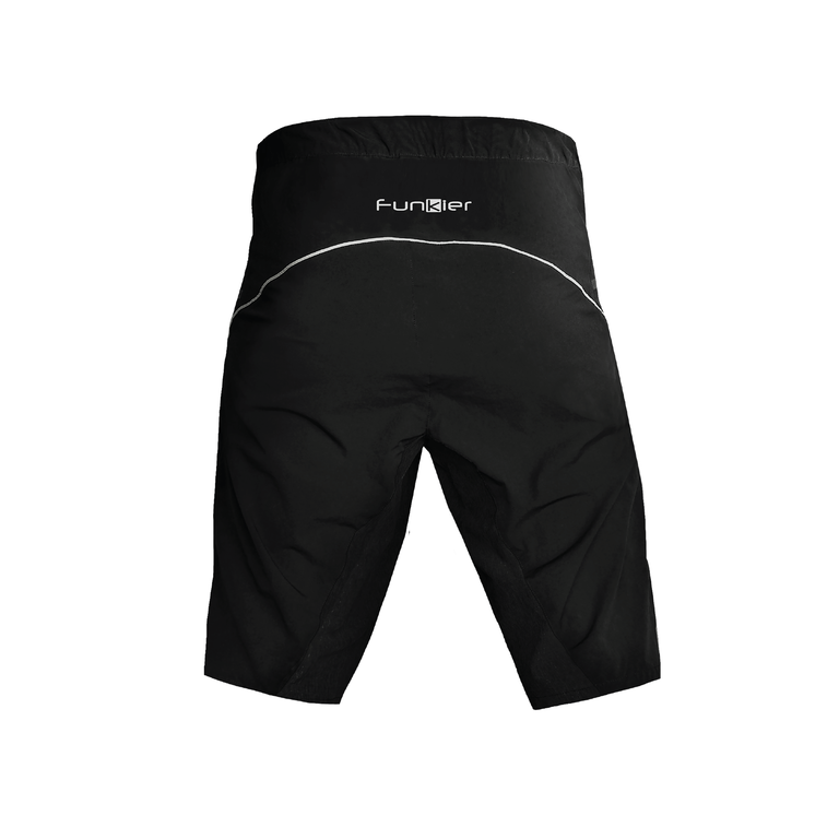 Funkier Lucca, Men's Baggy Mountain Bike Shorts, Quick Dry - Black / B3221-2