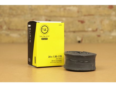 Sunlite Sunlite UtiliT Standard 24 x 1.50 - 1.95 48mm Schrader Valve with Removable  Core Bicycle Tube