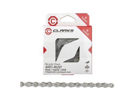 CLARKS Clarks Anti Rust 9-Speed Chain Silver 116L