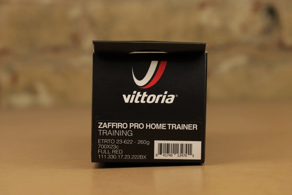 Vittoria Vittoria Zaffiro Pro Home Trainer 700x23c Red Folding Indoor Training Bike Tire