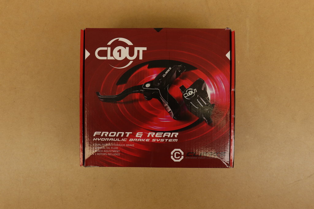 CLARKS Clarks Clout-1 Front & Rear Hydraulic Disc Brake Set w/ 160mm Rotors