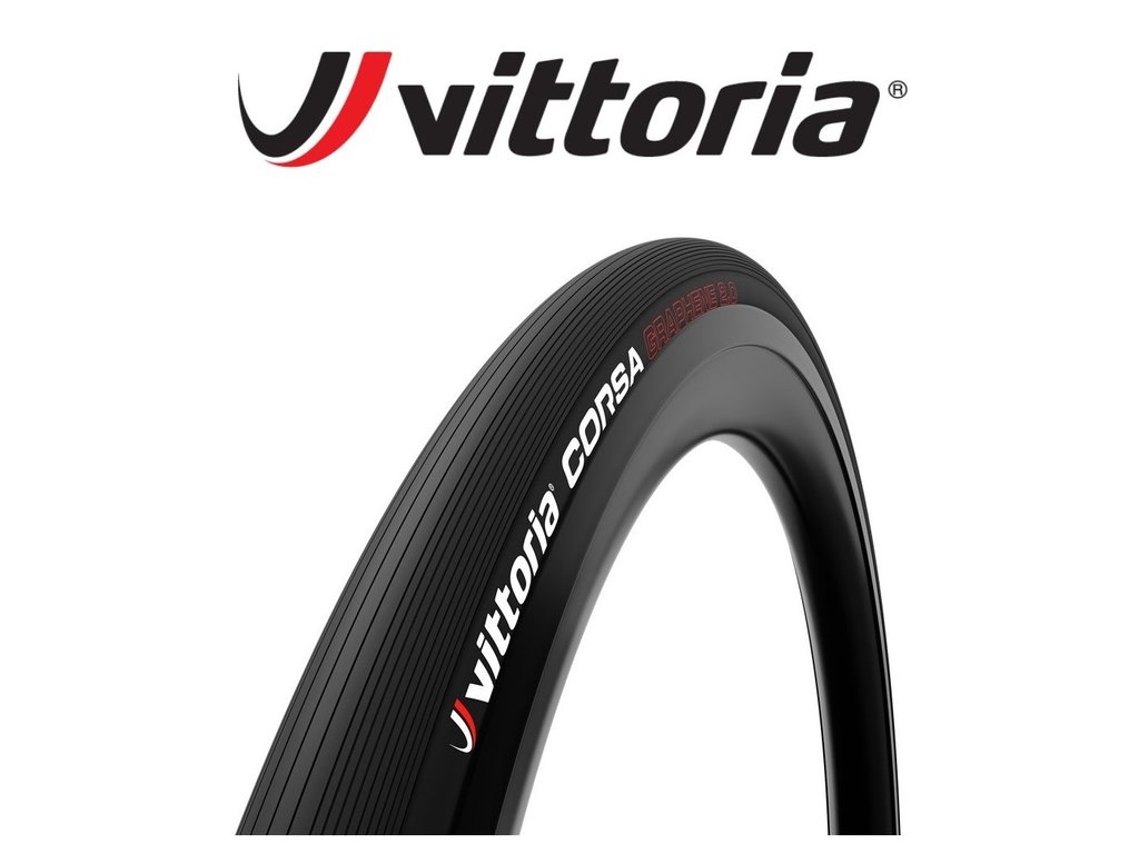 Vittoria Vittoria Corsa 700 x 28c All Black G2.0 Tubeless Ready, Folding Road Bike Tire