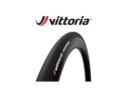 Vittoria Vittoria Corsa 700 x 28c All Black G2.0 Tubeless Ready, Folding Road Bike Tire