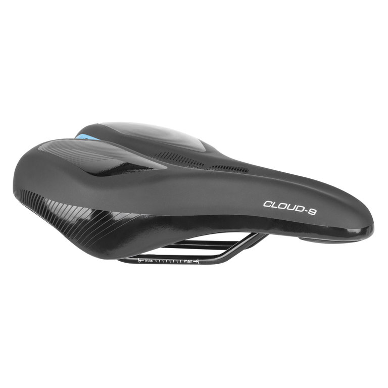 CLOUD-9 Cloud 9 Kush Plus Wide Memory Foam Saddle - Unisex/Black