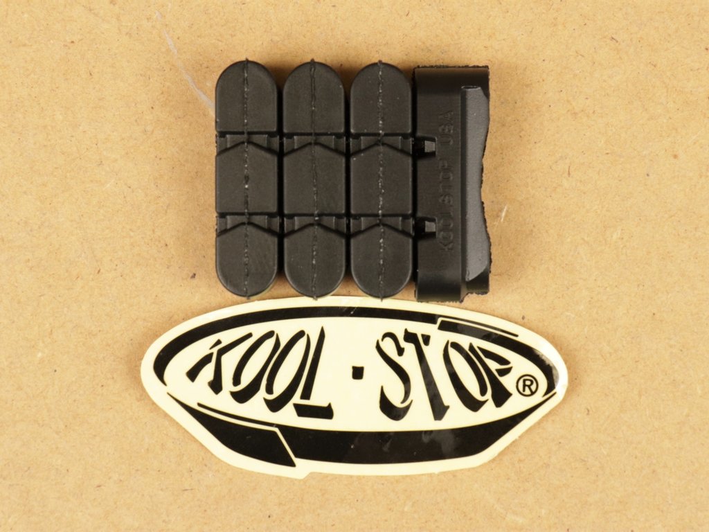 KOOL STOP Kool-Stop Vintage Campagnolo Delta C Record Black Bike Brake Pad Inserts