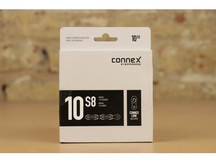 CONNEX Connex 10S8 114 Links 10-Speed, Nickel Bicycle Chain