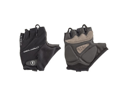 AERIUS Aerius Gel Short-Finger Black Cycling Gloves