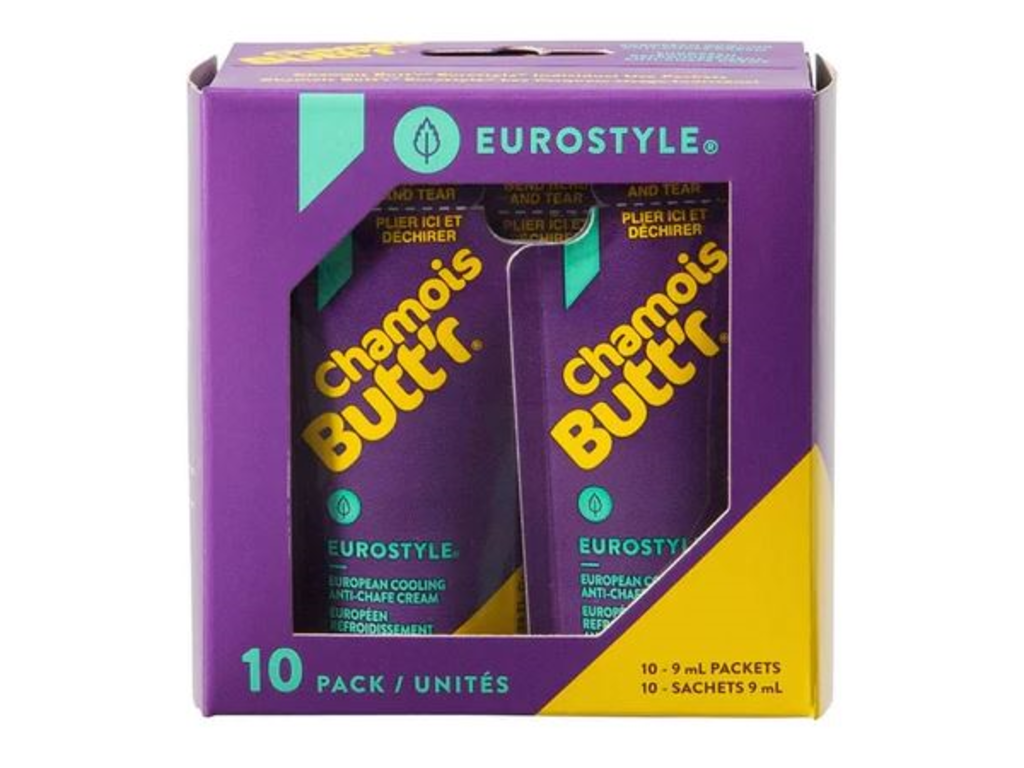 Chamois Butt'r Eurostyle with Menthol Anti-Chafe Cream