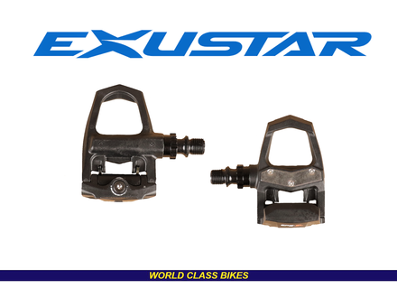 EXUSTAR Exustar PR18ST Clipless Road Bike Pedals with Shimano SPD-SL Compatible Cleats