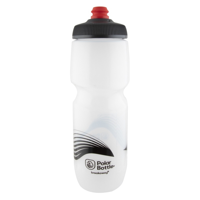 Polar Breakaway Insulated Bottle, 24oz, White/Charcoal Big Bear Wave