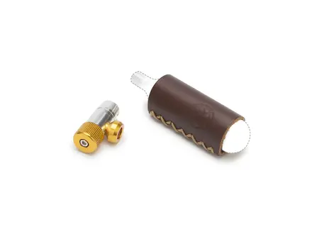 PDW Portland Design Works Tiny Object CO2 Inflator with Leather CO2 Holder