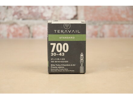 Teravail Teravail Standard Inner Tube 700 x 30-43mm, 48mm Presta Valve