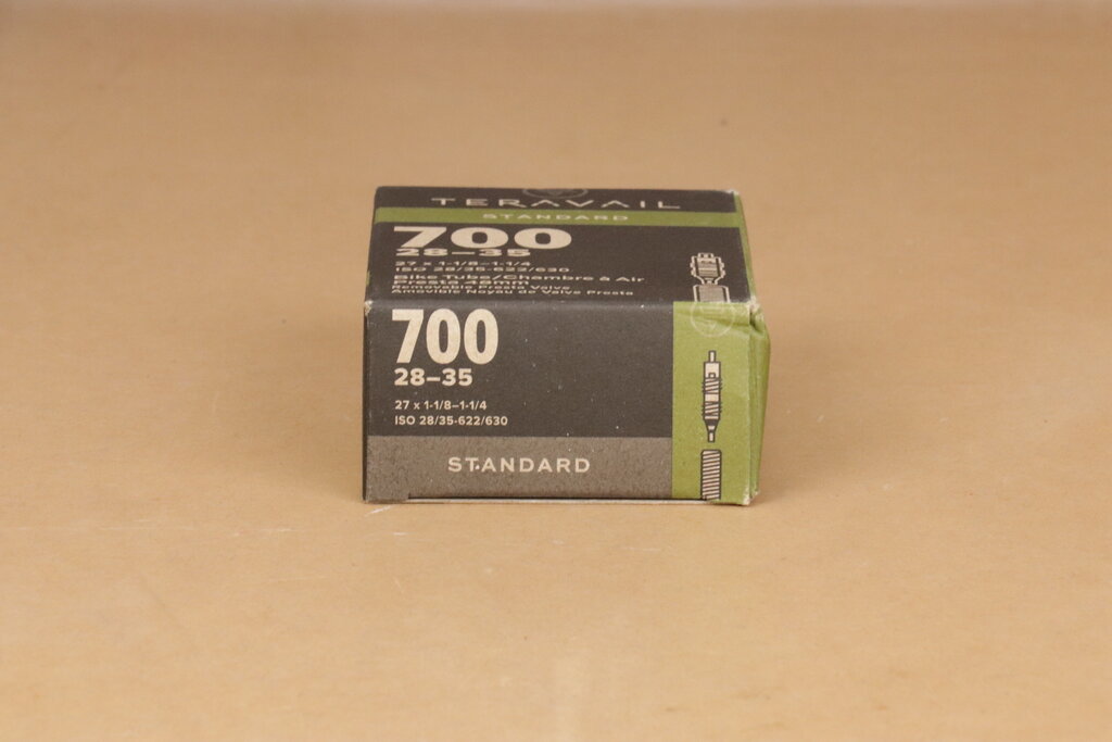 Teravail Teravail Standard Inner Tube 700 x 28-35mm, 48mm Presta Valve