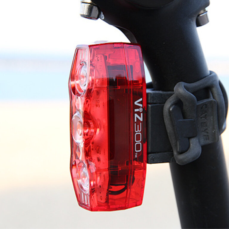 CATEYE CATEYE TL-LD810 ViZ300 4 Mode 300 Lumen USB Rear Bicycle Safety Blinky Light