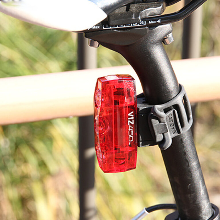 CATEYE CATEYE TL-LD820 ViZ450 4 Mode 450 Lumen USB Rear Bicycle Safety Blinky Light