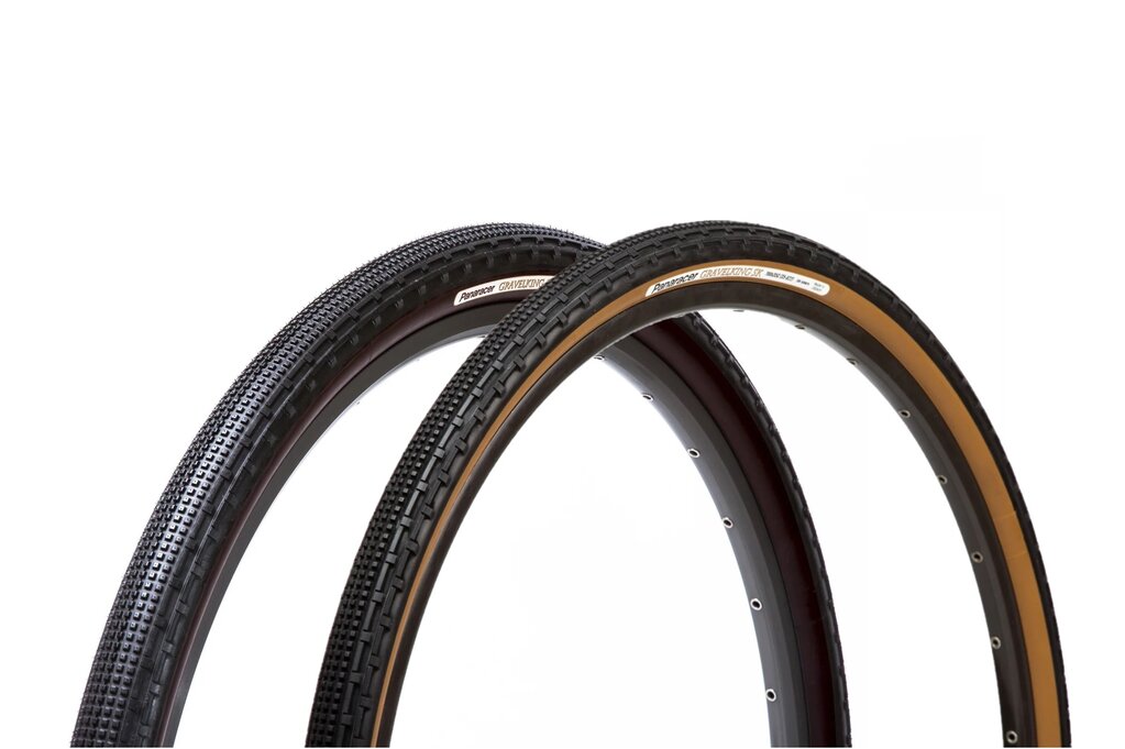 thumbnail image 2 of Panaracer Gravelking SLICK PLUS+ Tires 700x28c Pair – Protite Folding, Black/Black 2 of 6
