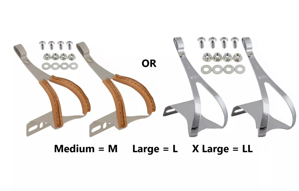 MKS MKS Classic Steel Toe Clips w/ Hardware