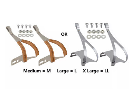 MKS MKS Classic Steel Toe Clips w/ Hardware