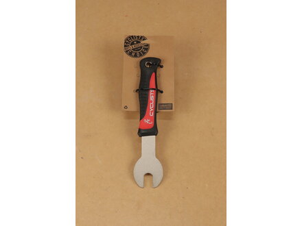 CYCLISTS CYCLIST PEDAL WRENCH 15mm  WITH COMFORT GRIP  HANDLE